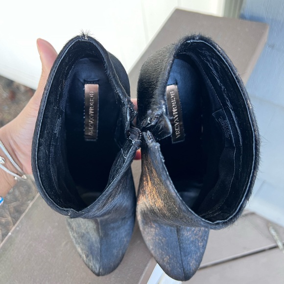 BCBG Max Azria Ripley Bronze Pony hair Bootie - Picture 7 of 10